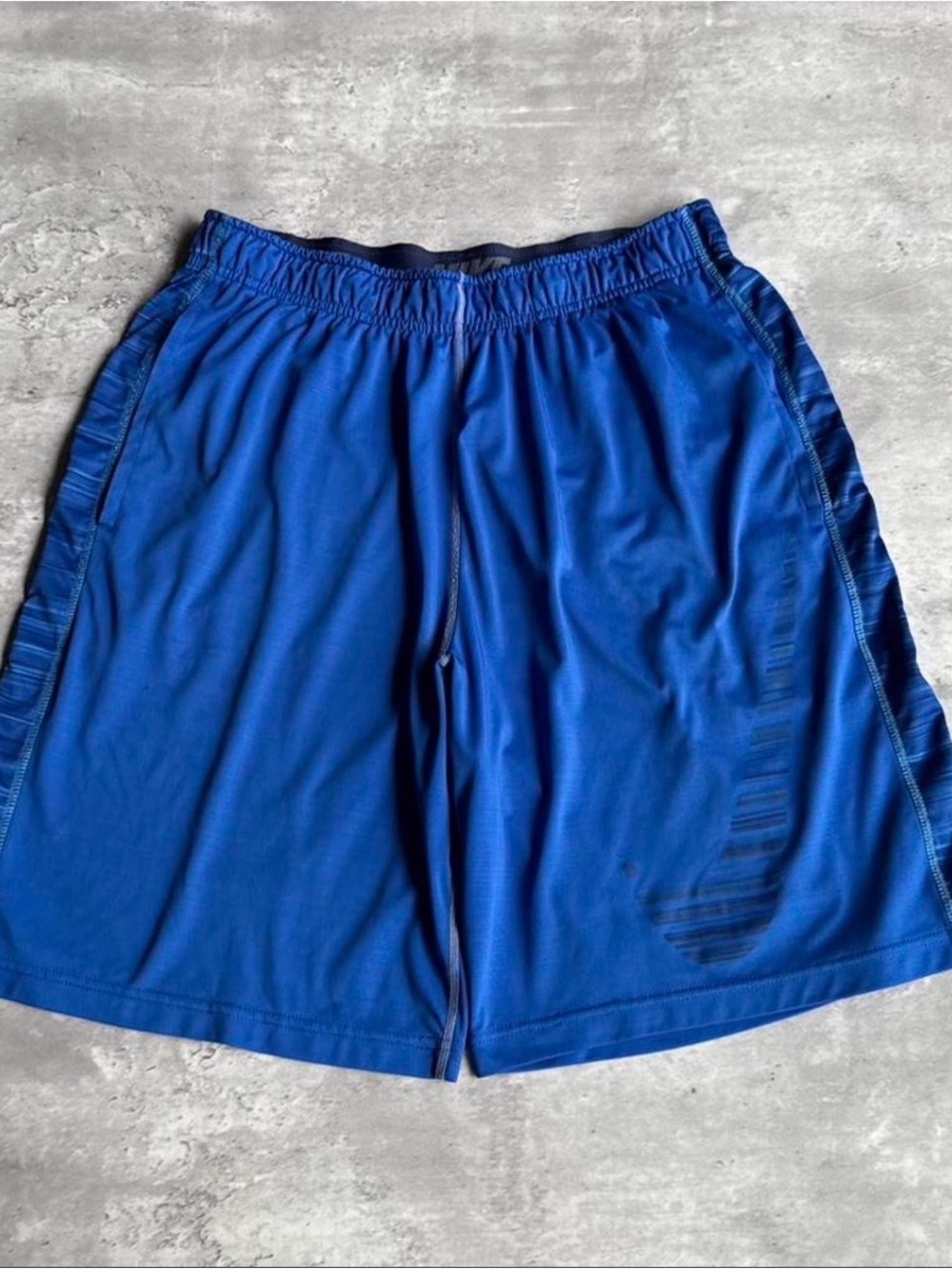 vintage 2000s nike super baggy blue shorts
